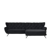 Jette Home Ecksofa  Caldara ¦ schwarz ¦ Maße (cm): B: 300 H: 94 T: 175.0