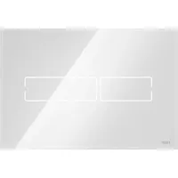 TECE TECElux Mini Betätigungsplatte Glas weiß, mit berührungsloser Auslösung