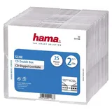 Hama CD-Leerhülle Slim Double, 25 Stück (51168)