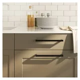 vidaXL Möbelgriffe 20 Stk. Schwarz 224 mm Edelstahl