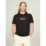Tommy Hilfiger T-Shirt » TRACK GRAPHIC TEE«, mit grafischem Logo, Gr. L, Black, , 91596560-L