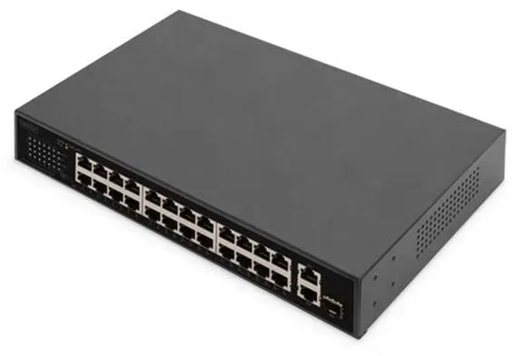 DN-95356 - switch - 19 inches IEEE 802.3 af/at - 24 ports - unmanaged - rack-mountable