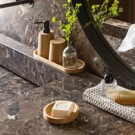 Möve Oak Zahnbürstenhalter, Wood, Ø 8 x 10,5 cm