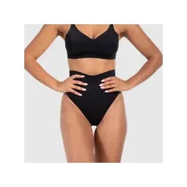 SMILODOX Mid Waist String Nysa Schwarz XL