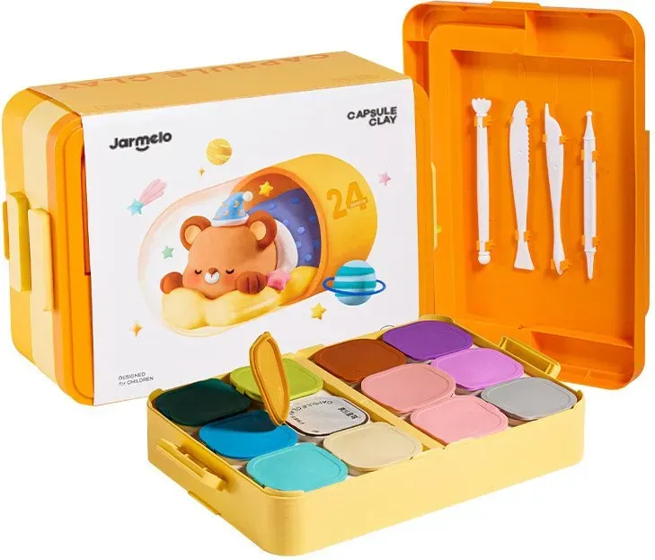 Jar Melo Knete-Box mit 24 Farben
