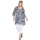 MIAMODA Tunika in klassisch Schwarz | Gr.: 46