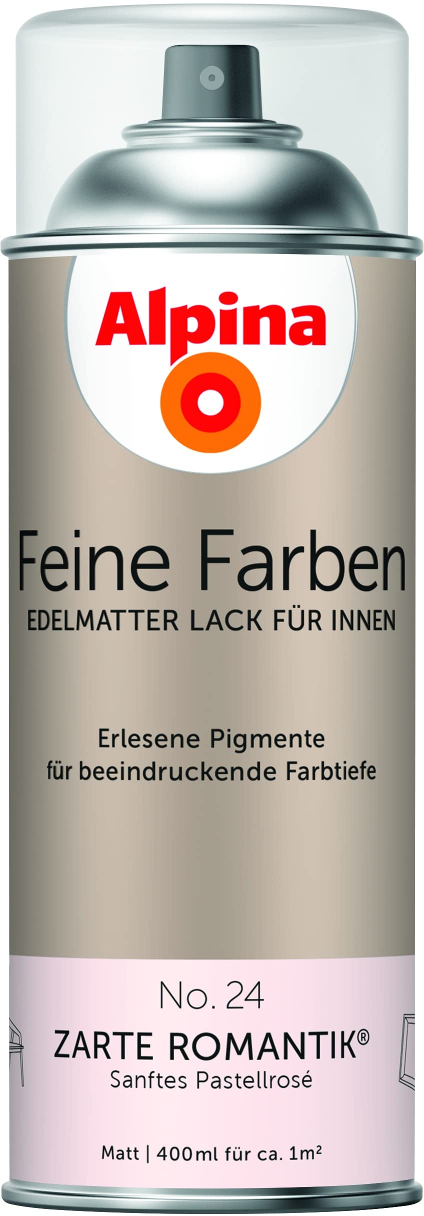 Alpina Feine Farben Sprühlack No. 24 Zarte Romantik® edelmatt 400ml