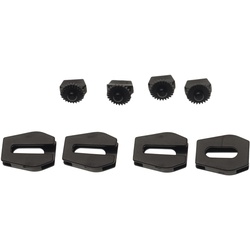 Duotone Lace Lock for Duotone Boot 4pcs OneSize black Kite