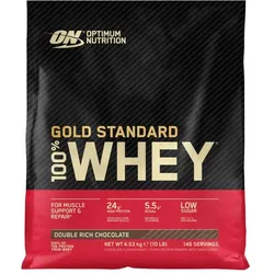 Optimum Nutrition 100% Whey Gold Standard (5lbs) Double Rich Chocolate EINHEITSFARBE 2.27kg