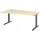 bümö Schreibtisch 180 x 100 cm Ahorn / Graphit