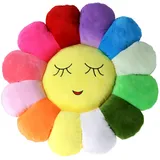 LADAMI 50,8 cm Sonnenblumen-Bodenkissen für Kinder, weiches Sitzkissen, Stuhlkissen, Sofa-Pads für Mädchenzimmer und Babyzimmer, Heimdekoration