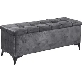 ed exciting design Sitzbank Oregon Anthrazit 140 x 58 x 50 cm