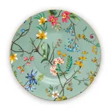Pip Studio Jolie Flowers Blue Brotteller 12 cm blau 3er Set
