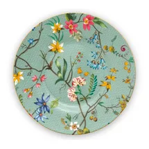 Pip Studio Jolie Flowers Blue Brotteller 12 cm blau 3er Set