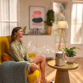 YABER T2 Plus LED Projektor - Schwarz