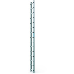 ZARGES Dachleiter 4,2 m Alu natur 15 Sprossen