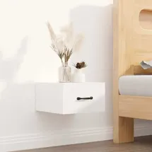 vidaXL Hängenachtschrank 35x35x20 cm Hochglanz-Weiß