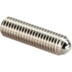 Kugeldruckschrauben, ohne Kopf, volle Kugel und Innensechsrund/volle Kugel | d1=M5 / l1=12 mm / Rostfreier Stahl | 22720.2054