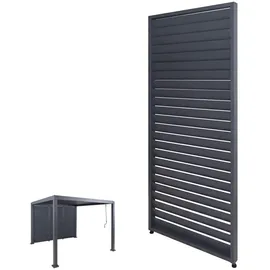 Proregal Lamellenwand für Pergola 2 Stück 0,90 x 2,20 m Anthrazit