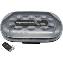 Berger & Schröter Warnbalken Akku LED Mini 12/24 V orange