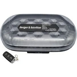 Berger & Schröter Warnbalken Akku LED Mini 12/24 V orange