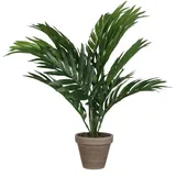 Mica decorations Kunstpflanze Areca Palme grün Topf 45 x 60 cm