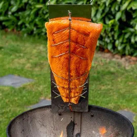 BBQ-Toro Räucherbrett 2 Stück Edelstahl silber