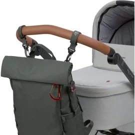 Lässig Outdoor Rolltop Backpack dunkelgrün