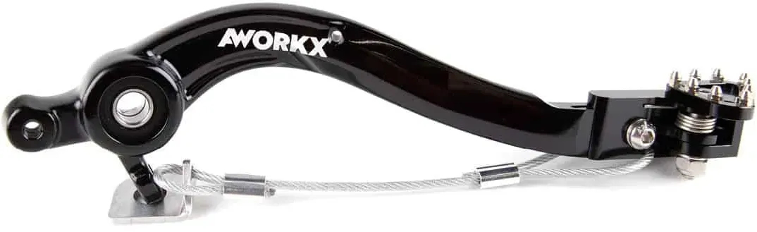 AWORKX Hinterradbremspedal - Schwarz