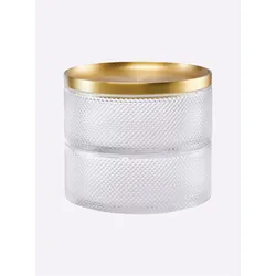 Schmuckständer HEINE HOME, transparent (klar), B:13cm H:11cm T:13cm, Glas, Metall, Aufbewahrungsboxen