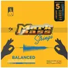 Markbass Saiten, Balanced Series Strings 5s 40-120 - Saitensatz für 5-Saiter E-Bass