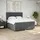 vidaXL Boxspringbett 180 x 200 cm Dunkelgrau