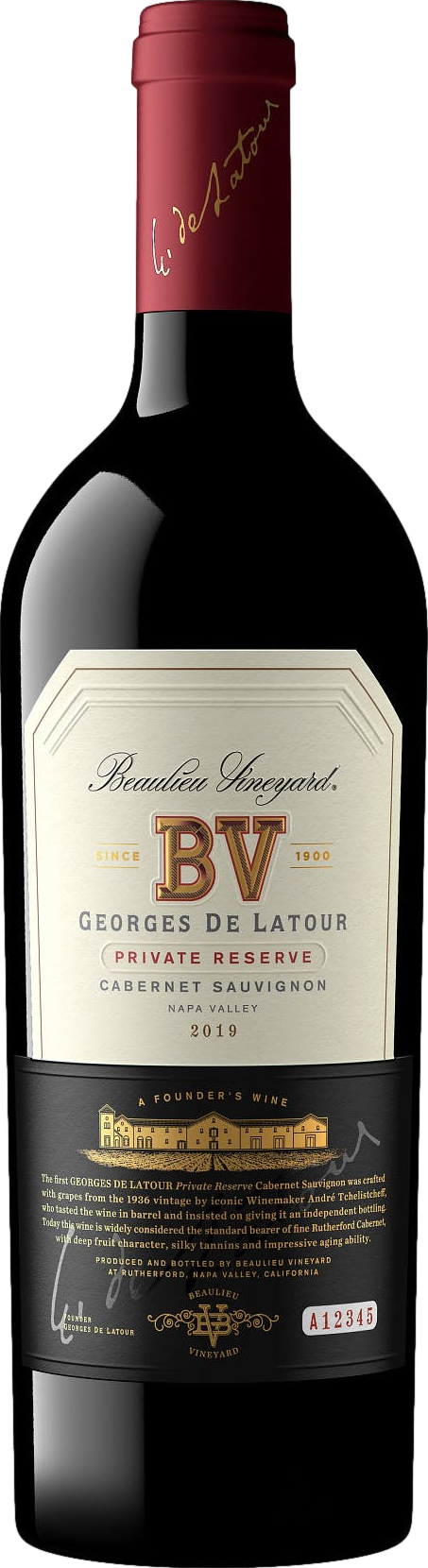 Beaulieu Vineyard Georges de Latour Privat Reserve 2019 - 14.70 % vol