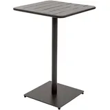 Hespéride Phuket Hoher Gartentisch 2 Plätze 75 x 75 x 110 cm Graphit