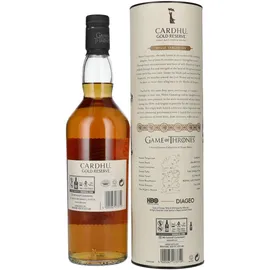 Cardhu Whisky Gold Reserve House Targaryen Game of Thrones Edition Single Malt Scotch 40% vol 0,7 l