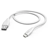 Hama USB-A auf USB-C 1,5 m Weiß
