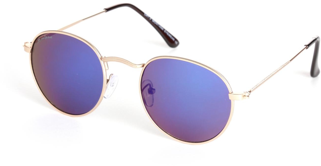 Montana Eyewear MS92-Gold-Blau Verspiegelt