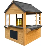 Axi Lynn Spielhaus Holz braun/anthrazit. & Anthrazit | mind. 14 Tage Rückgaberecht | Braun