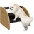 PawHut Hundetreppe 3 Stufen mehrfarbig 30 cm