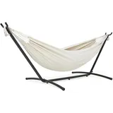 Hängematte Mit Gestell Für Camping, Strand Und Reisen, Tragbare Canvas-hängematte, Tragkraft 200 Kg, Beige
