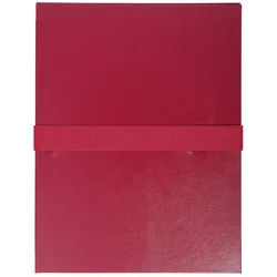 Exacompta Dokumentenmappe mit Balacroneinband, mit Klettverschlussband, 24x32cm für DIN A4
