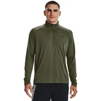 Under Armour Tech 2.0 Langarmshirt, mit Zip marine od green, / Black - 2XL