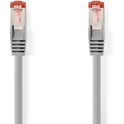 Nedis CAT6-Netzwerkkabel - RJ45 Stecker - RJ45 Stecker - S/FTP - 30.0 m - Rund - LSZH - Grau - Label