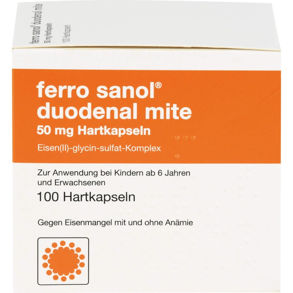 ferro sanol duodenal 100 mg