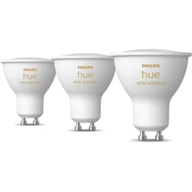 Philips Hue White Ambiance GU10 LED Lampe 400lm - 6er-Set