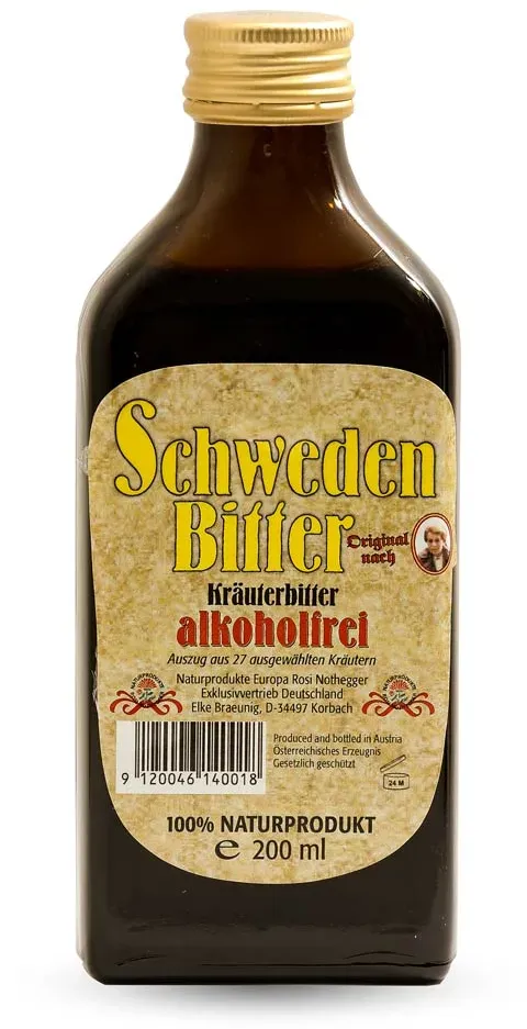 Schwedenbitter alkoholfrei (200 ml) - nach Maria Treben - MT Naturprodukte