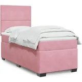 vidaXL Boxspringbett 140 x 200 cm Rosa