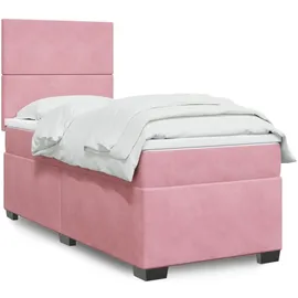 vidaXL Boxspringbett 140 x 200 cm Rosa