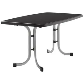Sieger Boulevard-Klapptisch mit mecalit-Pro-Platte 150 x 90 x 72 cm graphit/schieferdekor anthrazit