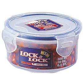 Lock & Lock Kaffeedose rund transparent 0,3 l